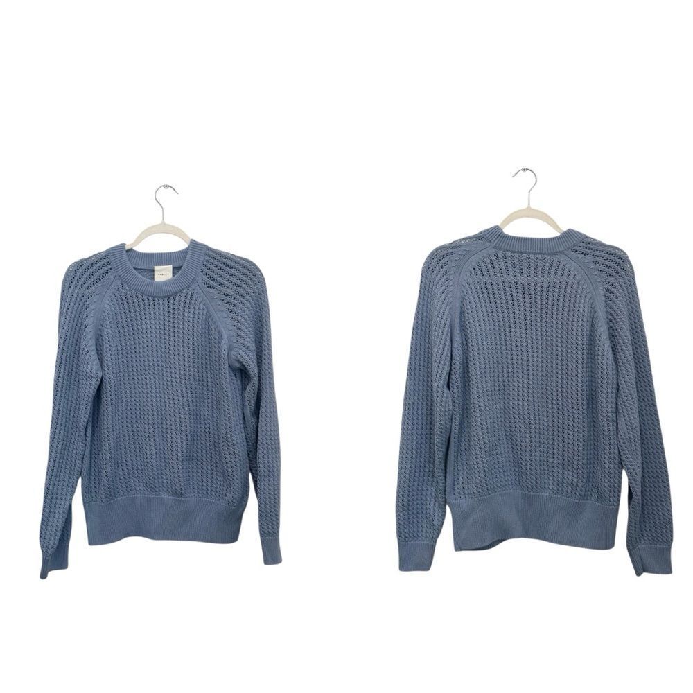 VARLEY CLAY KNIT SWEATER in blue - Picture 9 of 9